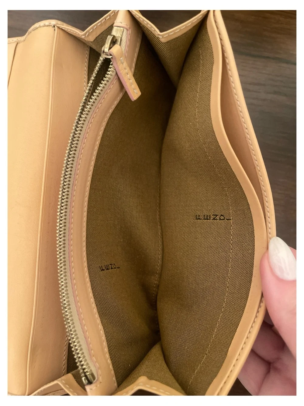 Fendi Brown & Tan FF Logo Card Holder
